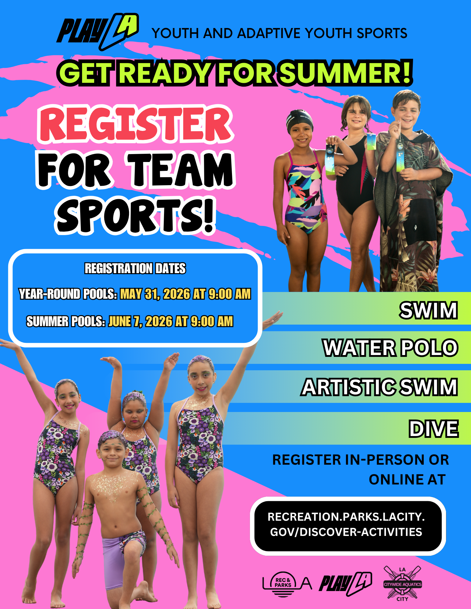 Summer 2026 Team Sports Promo Image